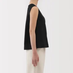 Women's Hemp Cotton Sleeveless Blouse
