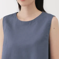 Women's Hemp Cotton Sleeveless Blouse