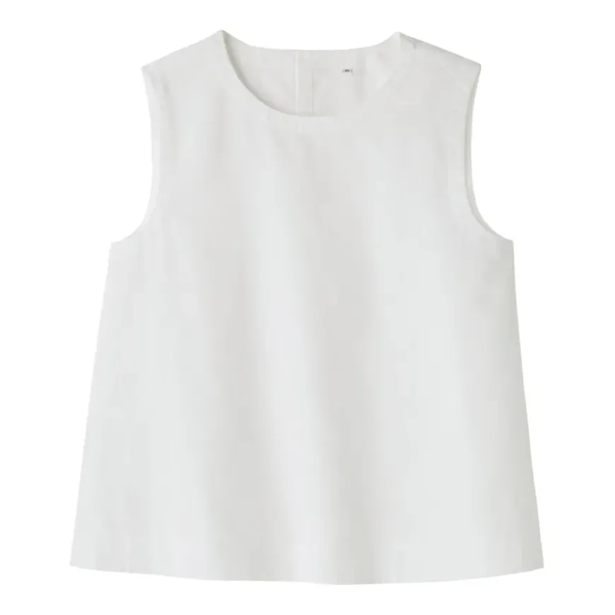 Women's Hemp Cotton Sleeveless Blouse