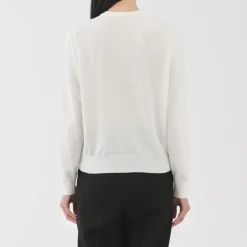 Women's High Twisted Crew Neck Cardigan