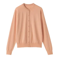 Women's High Twisted Crew Neck Cardigan