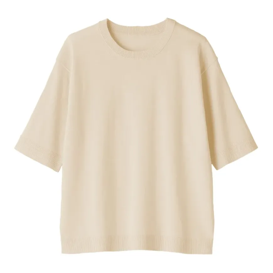Women's High Twisted Half Sleeve Sweater