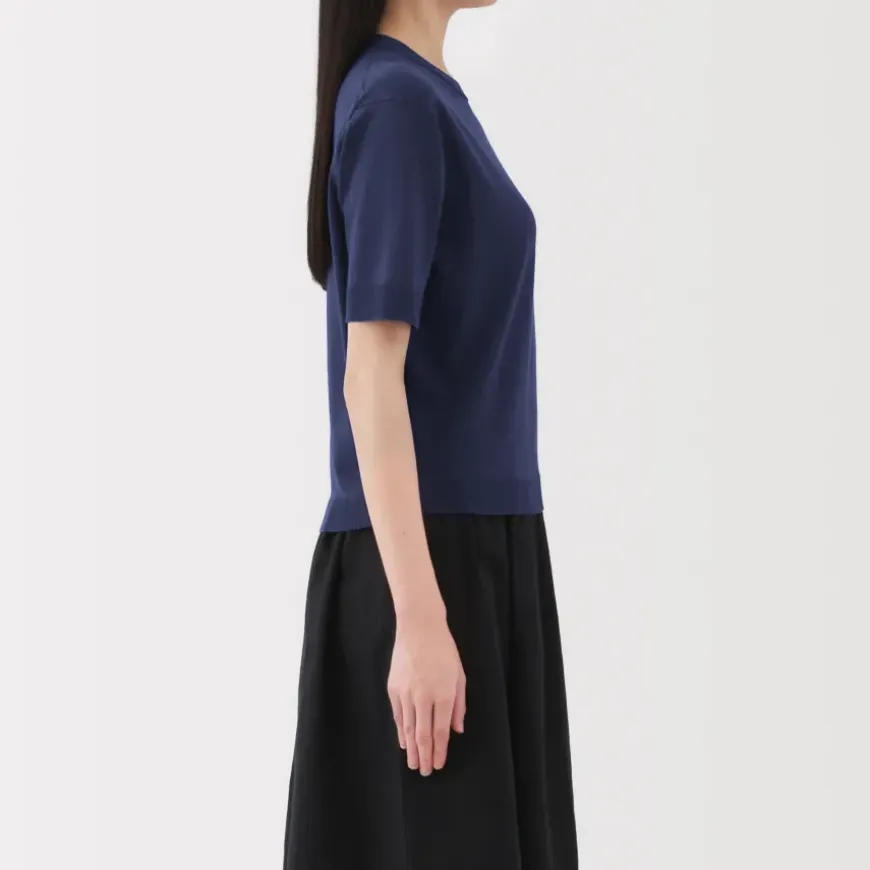 Women's High Twisted Half Sleeve Sweater