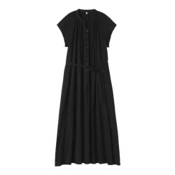 Women's High Twisted Veil French Sleeve Dress