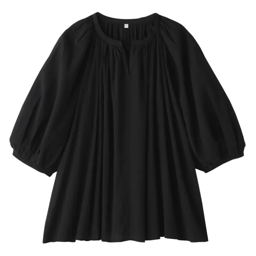Women's High Twisted Veil Short Sleeve Blouse