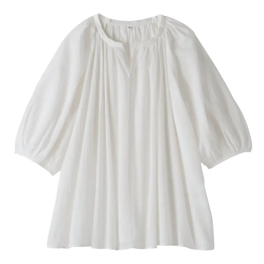 Women's High Twisted Veil Short Sleeve Blouse
