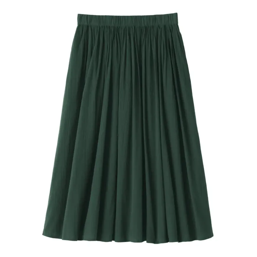 Women's High Twisted Veil Gathered Skirt