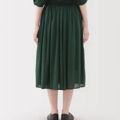 Women's High Twisted Veil Gathered Skirt