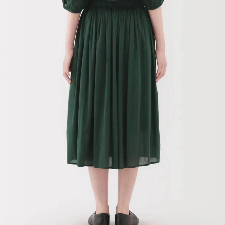 Women's High Twisted Veil Gathered Skirt