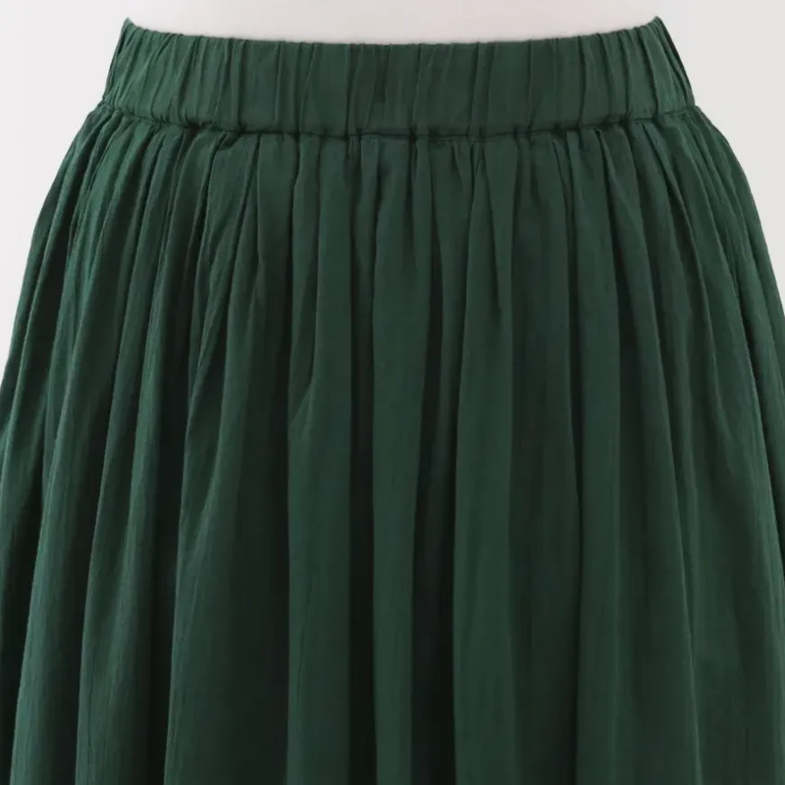 Women's High Twisted Veil Gathered Skirt