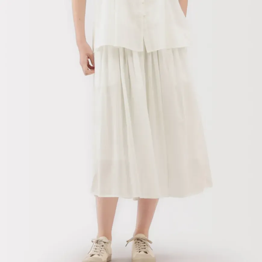 Women's High Twisted Veil Gathered Skirt