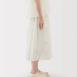 Women's High Twisted Veil Gathered Skirt