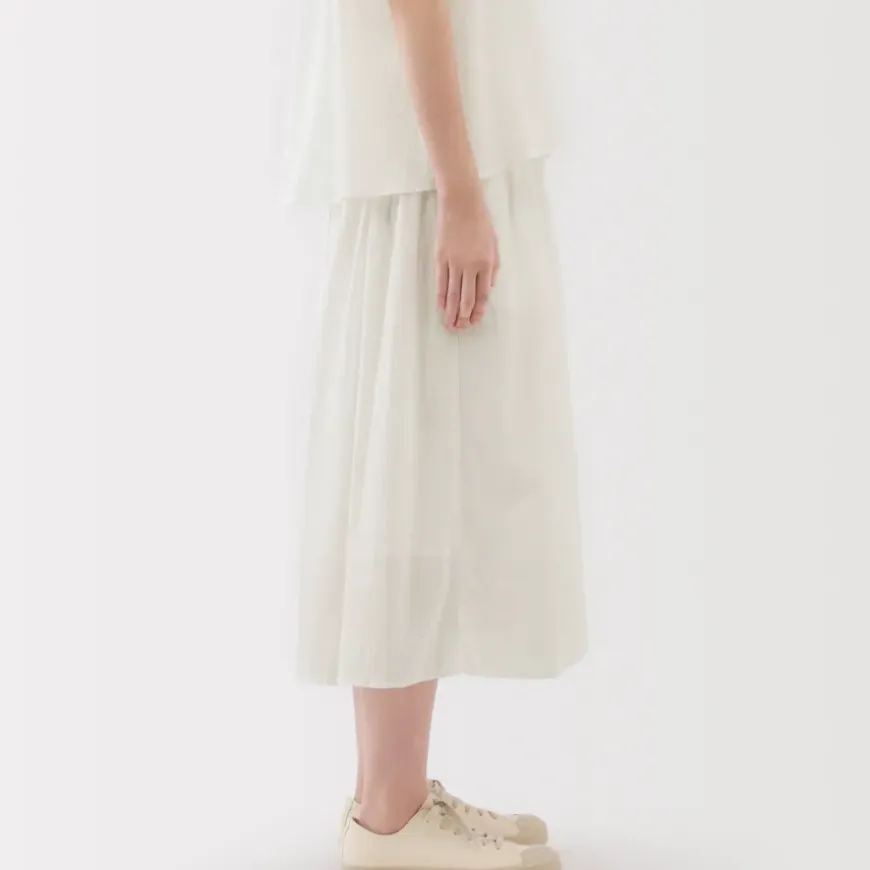 Women's High Twisted Veil Gathered Skirt