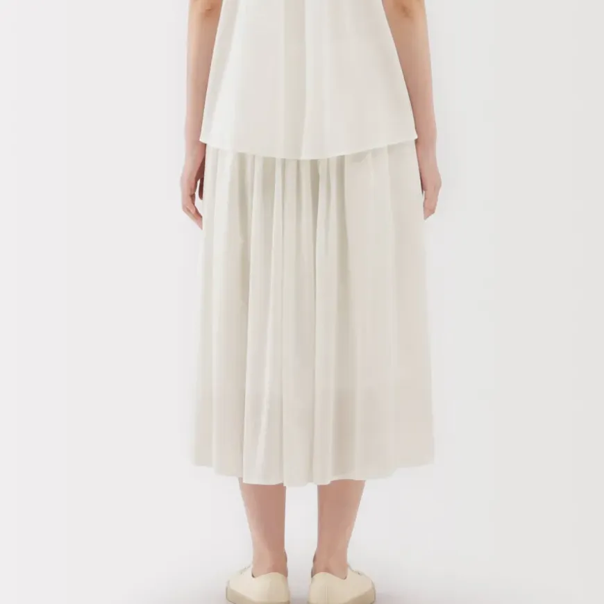 Women's High Twisted Veil Gathered Skirt
