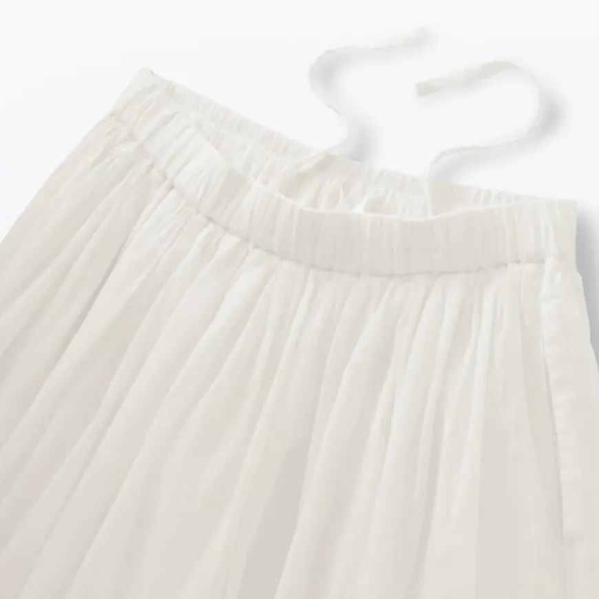 Women's High Twisted Veil Gathered Skirt