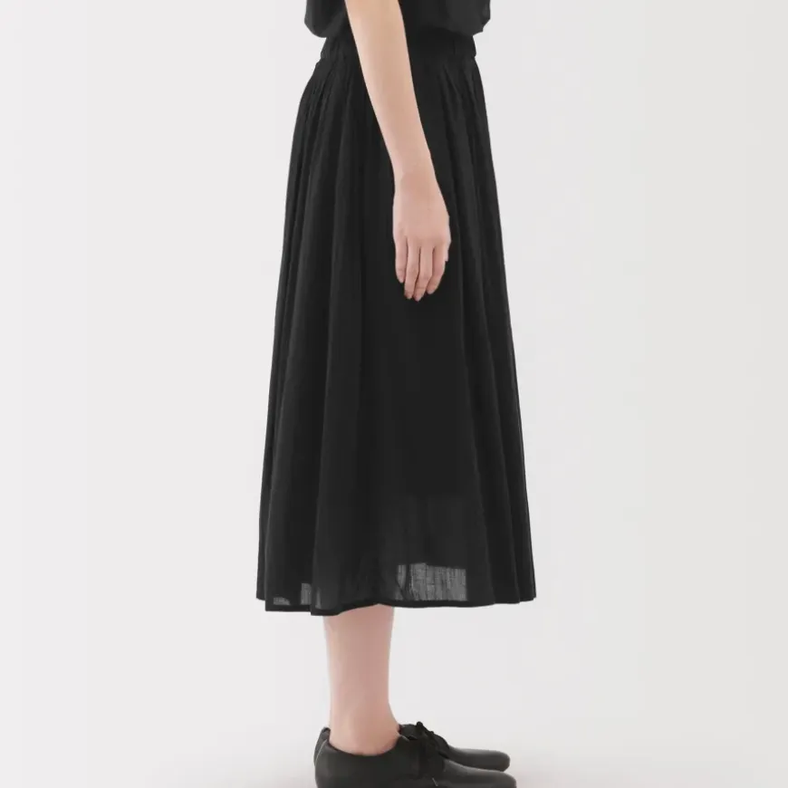 Women's High Twisted Veil Gathered Skirt
