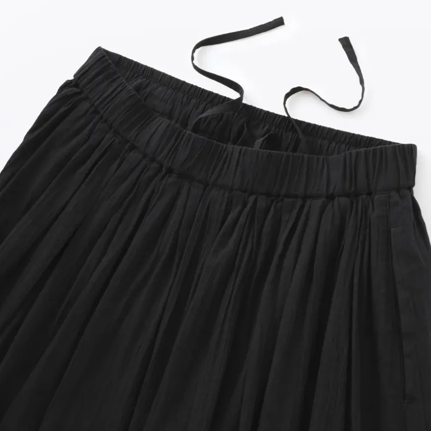 Women's High Twisted Veil Gathered Skirt