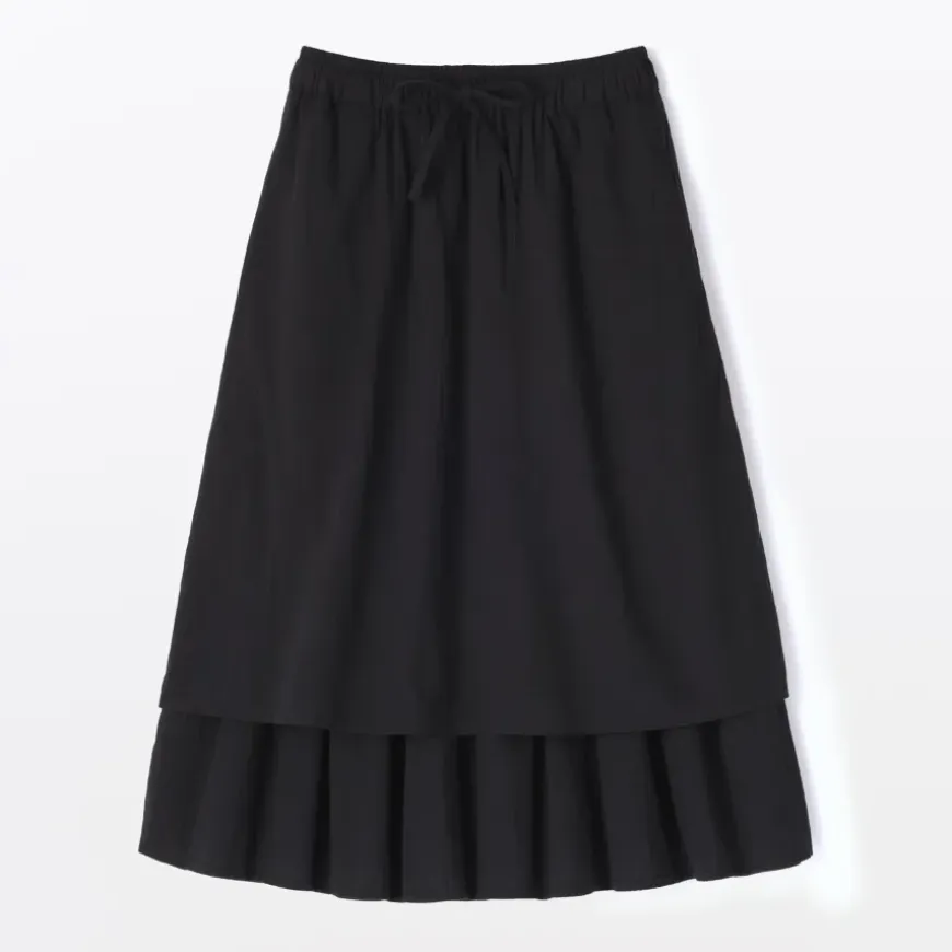 Women's High Twisted Veil Gathered Skirt
