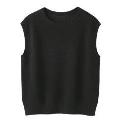 Women's High Twisted Yarn Mesh French Sleeve Sweater
