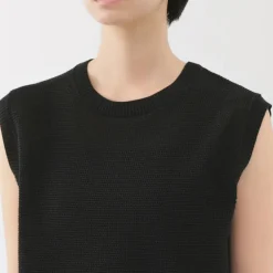 Women's High Twisted Yarn Mesh French Sleeve Sweater