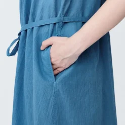 Women's High-Twist Veil French Sleeve Dress