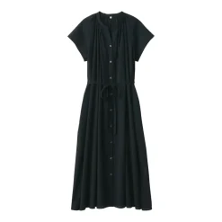 Women's High-Twist Veil French Sleeve Dress