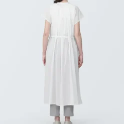 Women's High-Twist Veil French Sleeve Dress