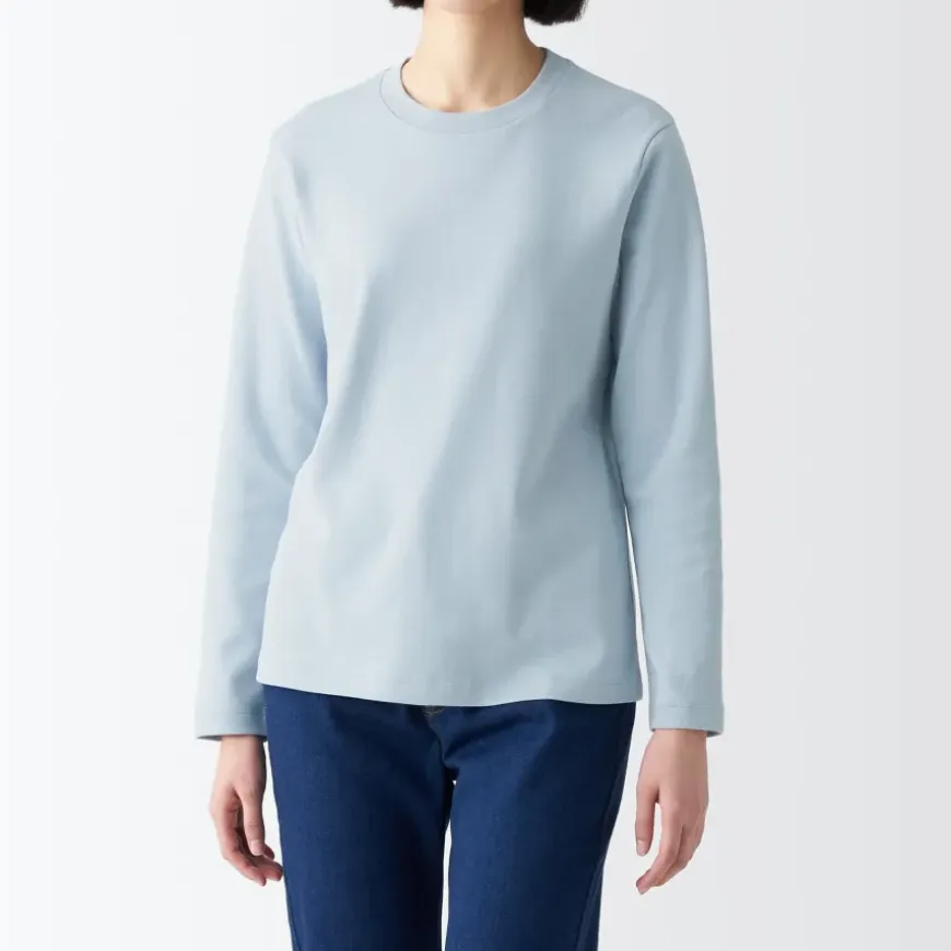 Women's Interlock Crew Neck Long Sleeve T-Shirt