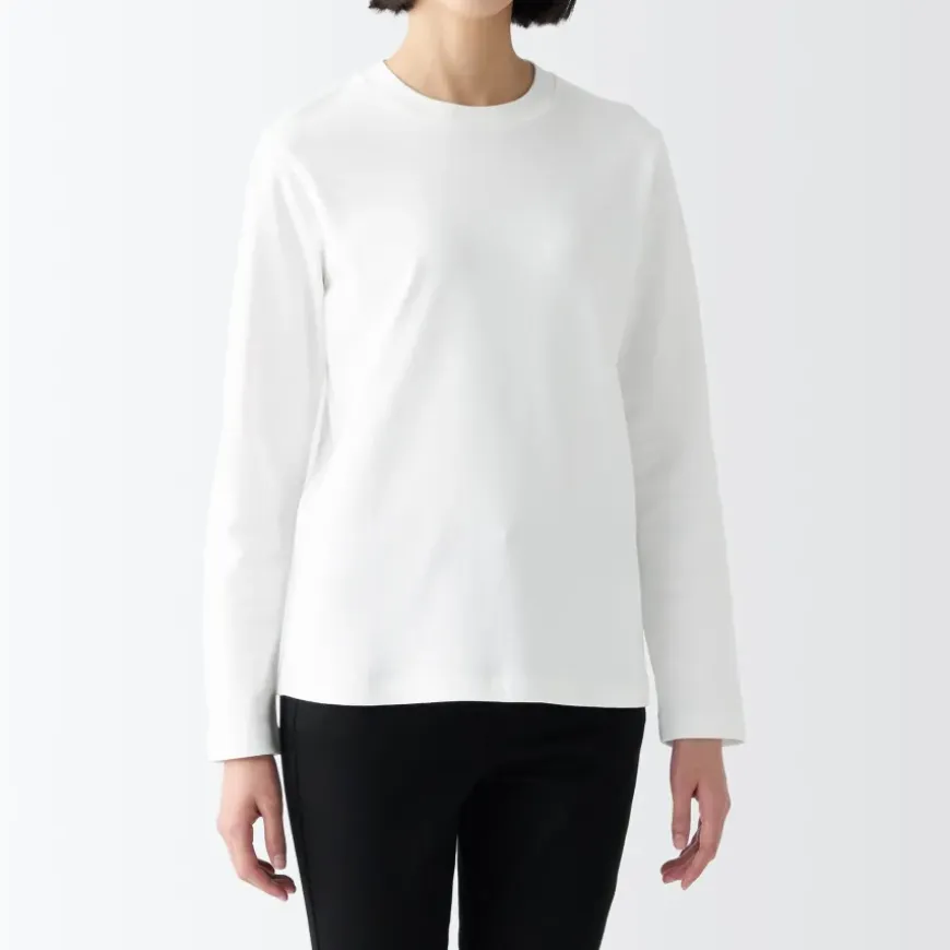 Women's Interlock Crew Neck Long Sleeve T-Shirt
