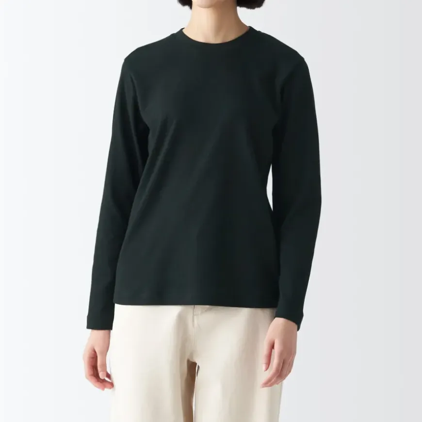 Women's Interlock Crew Neck Long Sleeve T-Shirt