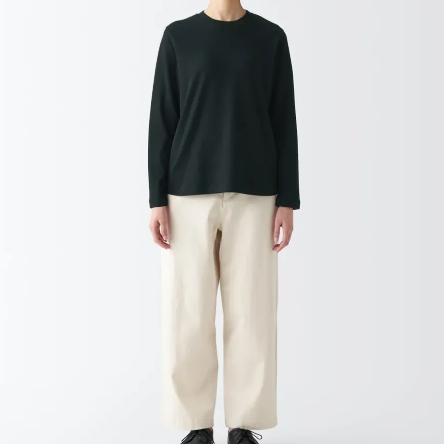 Women's Interlock Crew Neck Long Sleeve T-Shirt