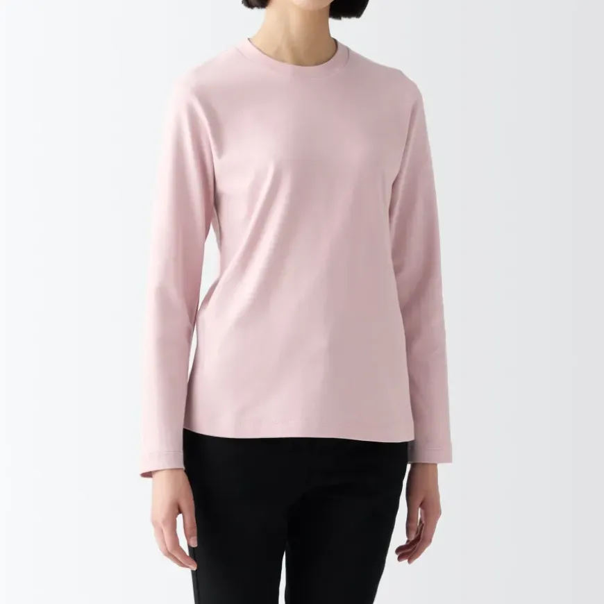 Women's Interlock Crew Neck Long Sleeve T-Shirt