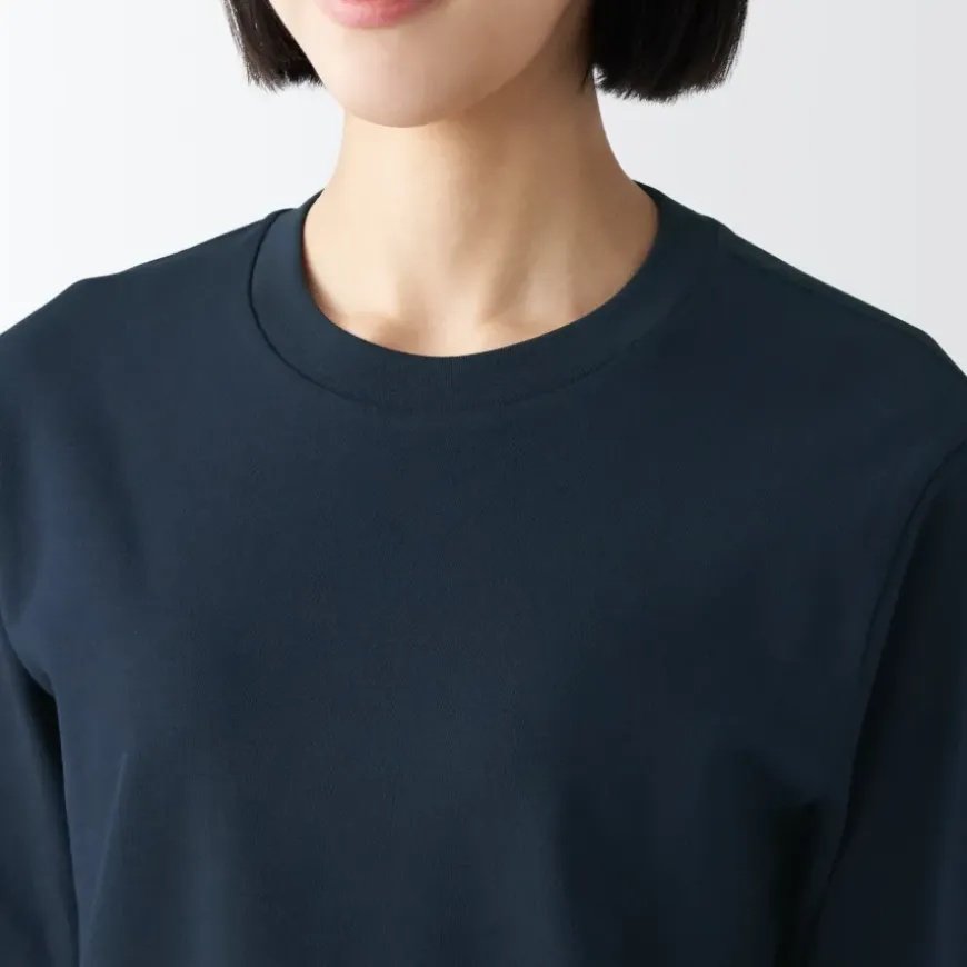 Women's Interlock Crew Neck Long Sleeve T-Shirt