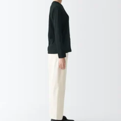 Women's Interlock Knit Crew Neck Long Sleeve T-Shirt