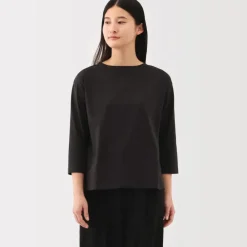 Women's Jersey Boat Neck 3/4 Sleeve T-Shirt