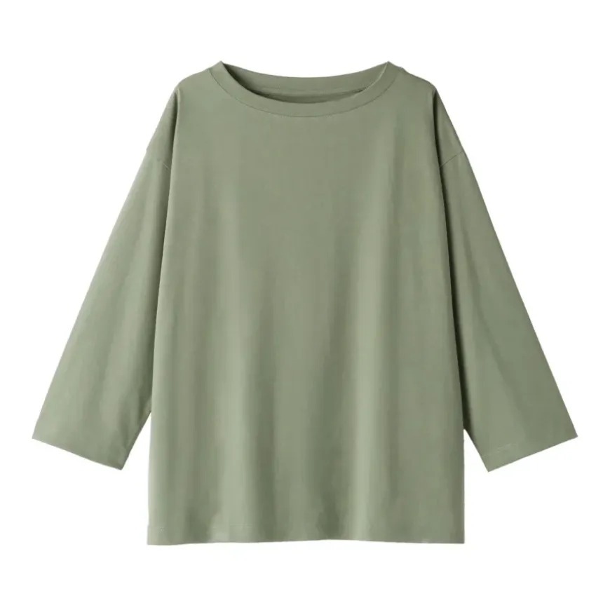 Women's Jersey Boat Neck 3/4 Sleeve T-Shirt