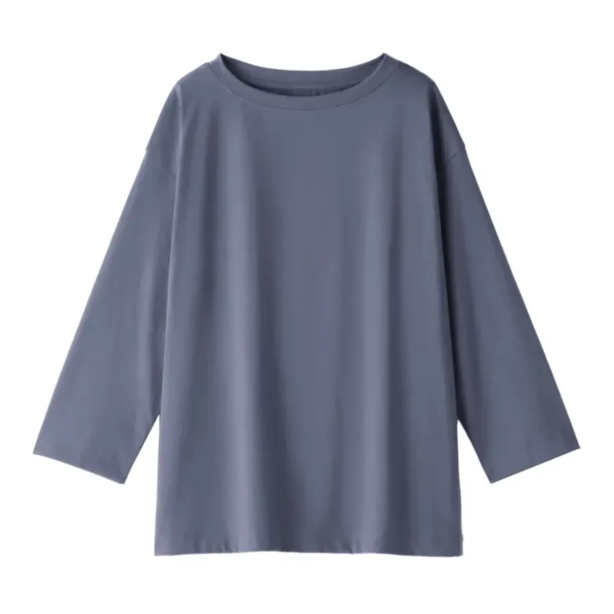 Women's Jersey Boat Neck 3/4 Sleeve T-Shirt