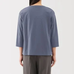 Women's Jersey Boat Neck 3/4 Sleeve T-Shirt