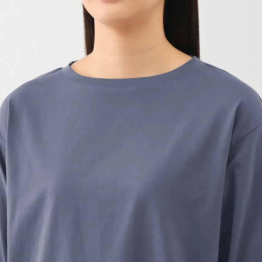 Women's Jersey Boat Neck 3/4 Sleeve T-Shirt
