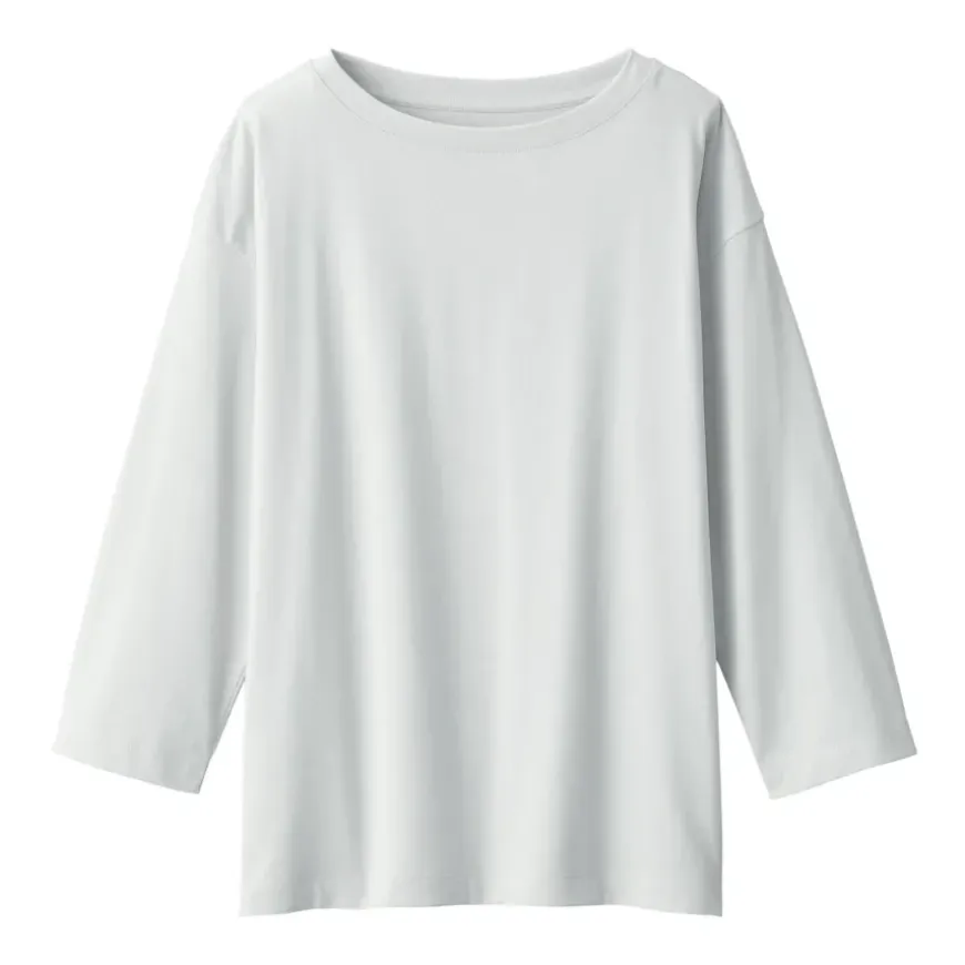 Women's Jersey Boat Neck 3/4 Sleeve T-Shirt