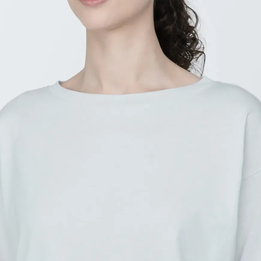 Women's Jersey Boat Neck 3/4 Sleeve T-Shirt
