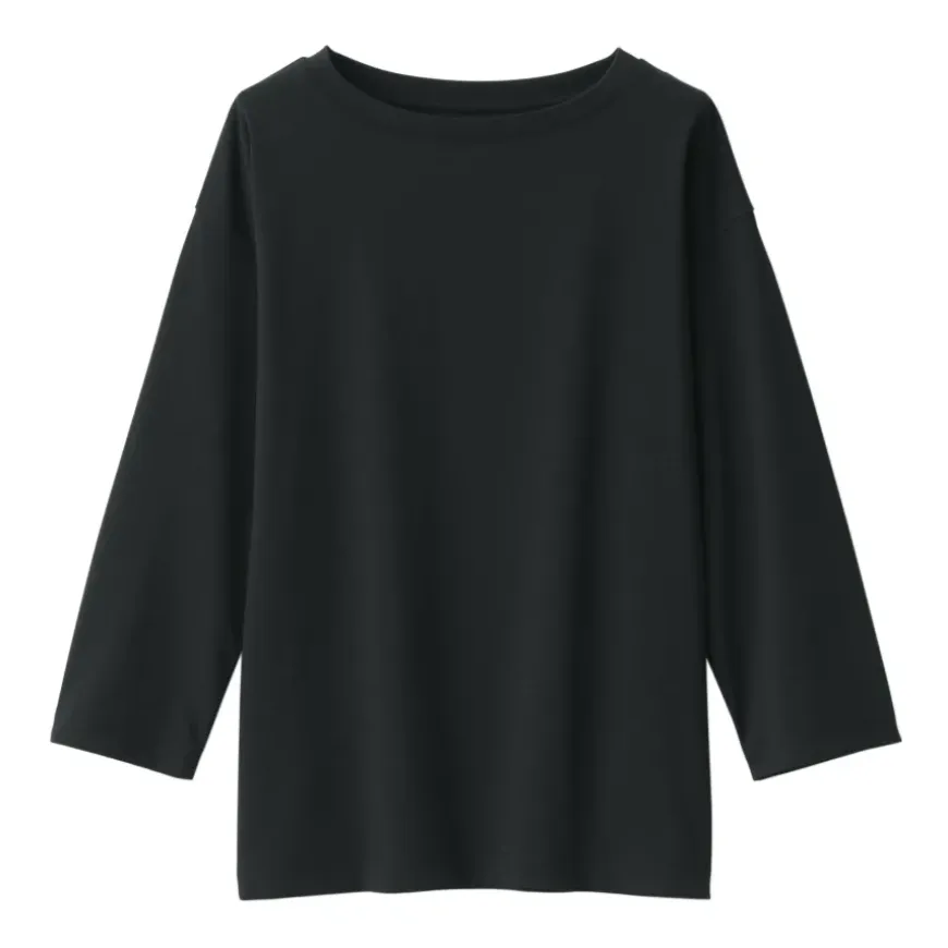 Women's Jersey Boat Neck 3/4 Sleeve T-Shirt
