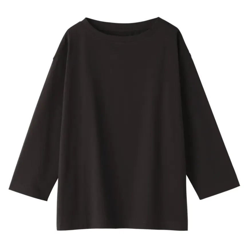 Women's Jersey Boat Neck 3/4 Sleeve T-Shirt