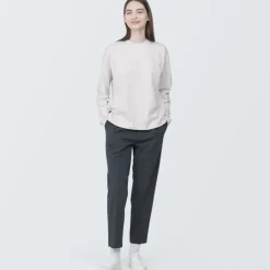 Women's Jersey Crew Neck Long Sleeve T-Shirt