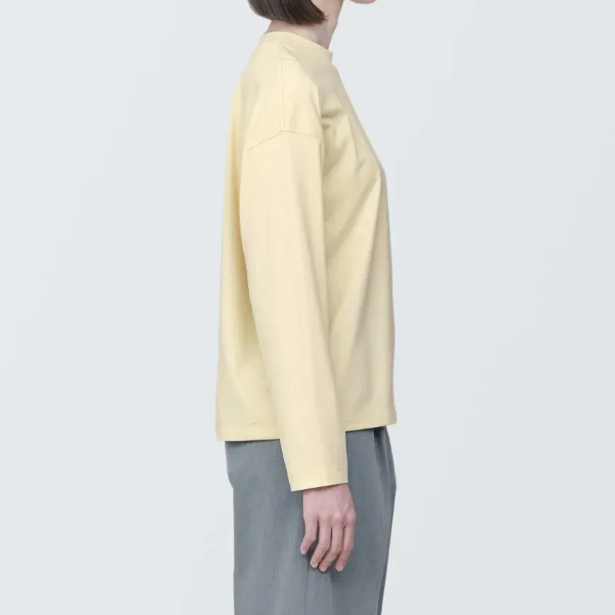 Women's Jersey Crew Neck Long Sleeve T-Shirt