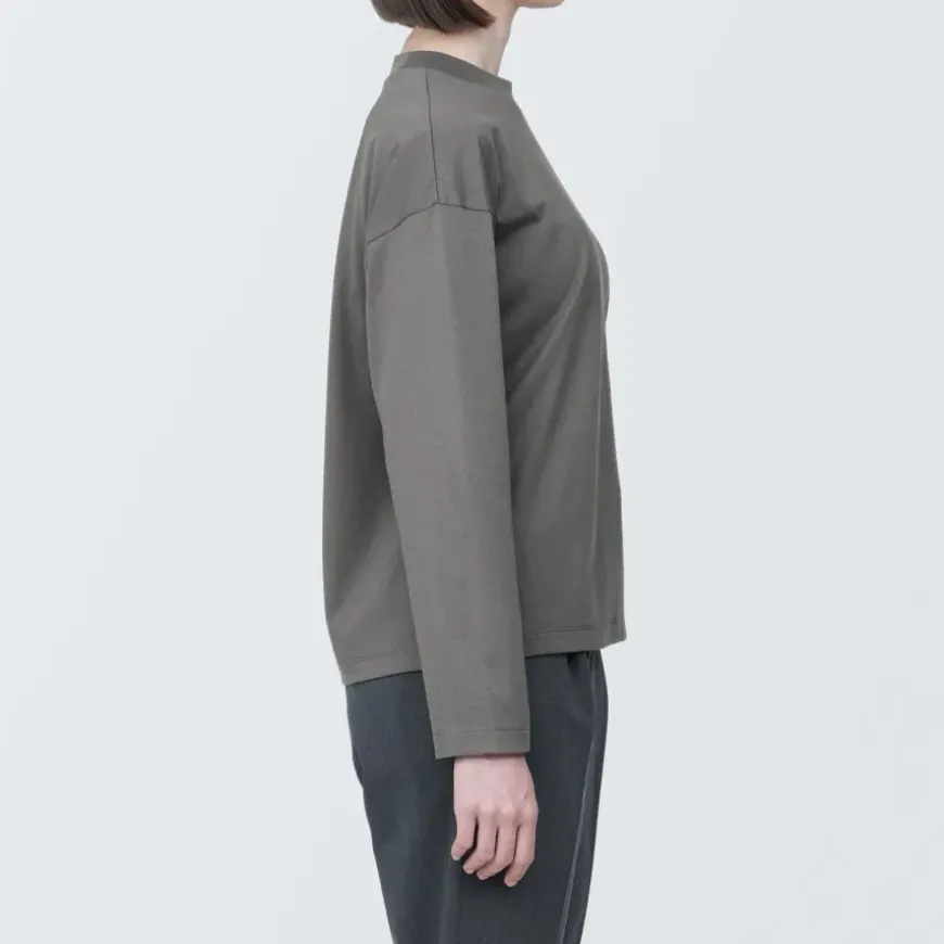 Women's Jersey Crew Neck Long Sleeve T-Shirt