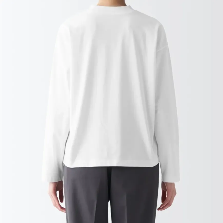 Women's Jersey Crew Neck Long Sleeve T-Shirt
