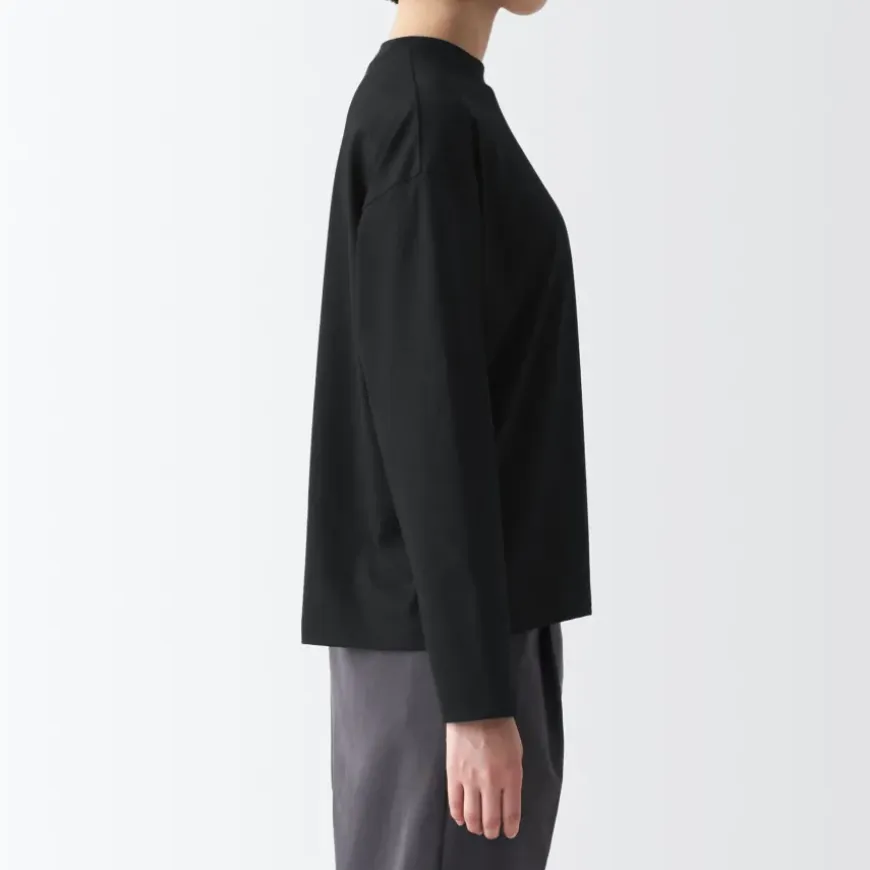 Women's Jersey Crew Neck Long Sleeve T-Shirt