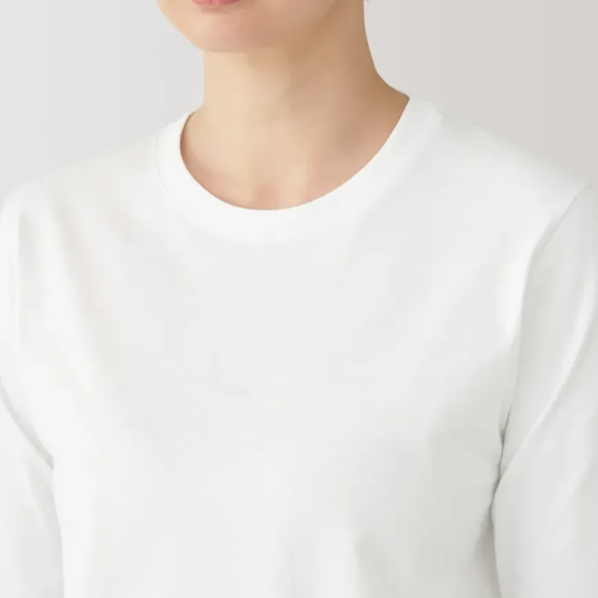 Women's Jersey Crew Neck Long Sleeve T-Shirt
