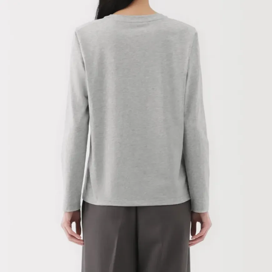 Women's Jersey Crew Neck Long Sleeve T-Shirt